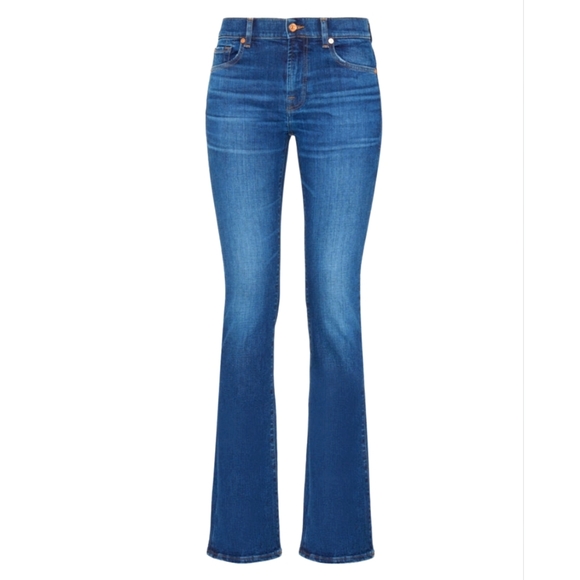 7FAM Kimmie Bootcut Jeans 27 Blue - Picture 1 of 15